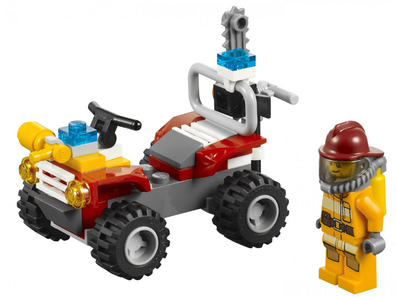 LEGO Set-Fire ATV (2012)-Town / City / Fire-4427-1-Creative Brick Builders